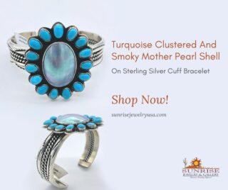 Stay chic and classy; this beautiful Turquoise Clustered and Smoky Mother Pearl Shell Cuff Bracelet is the best choice. Absolutely stunning, this jewelry piece could be a great add-on when you dress up your elegant and dressy outfits.

Get it now!
.
.
.
Check our Bio
.
.
#jewelry #fashion #handmade #accessories #nativeamericanjewelry #braceletcuff #turquoise #clustered #motherpearl #handmadejewelry #navajo #navajonecklace #rings #bracelets #accessoriesoftheday #gold #design #diamonds #earrings #antiques #art #vintagestyle #fashionista #shopping #oldtown #scottsdale #arizona